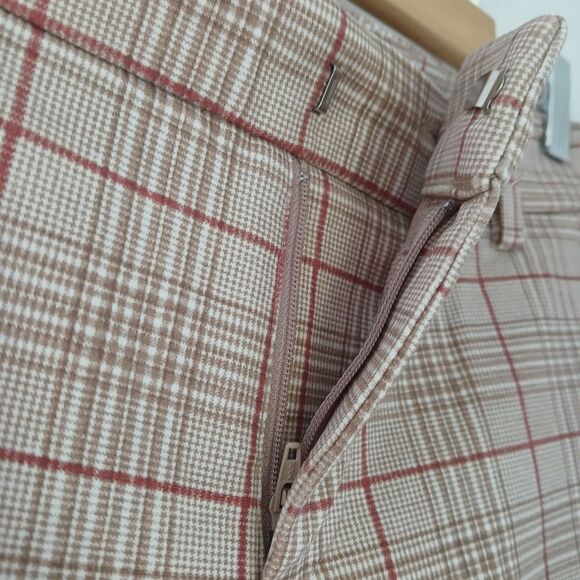 Liverpool Los Angeles Kelsey Trouser with Slit Soft Touch Plaid Pockets 6/28 - Picture 12 of 16